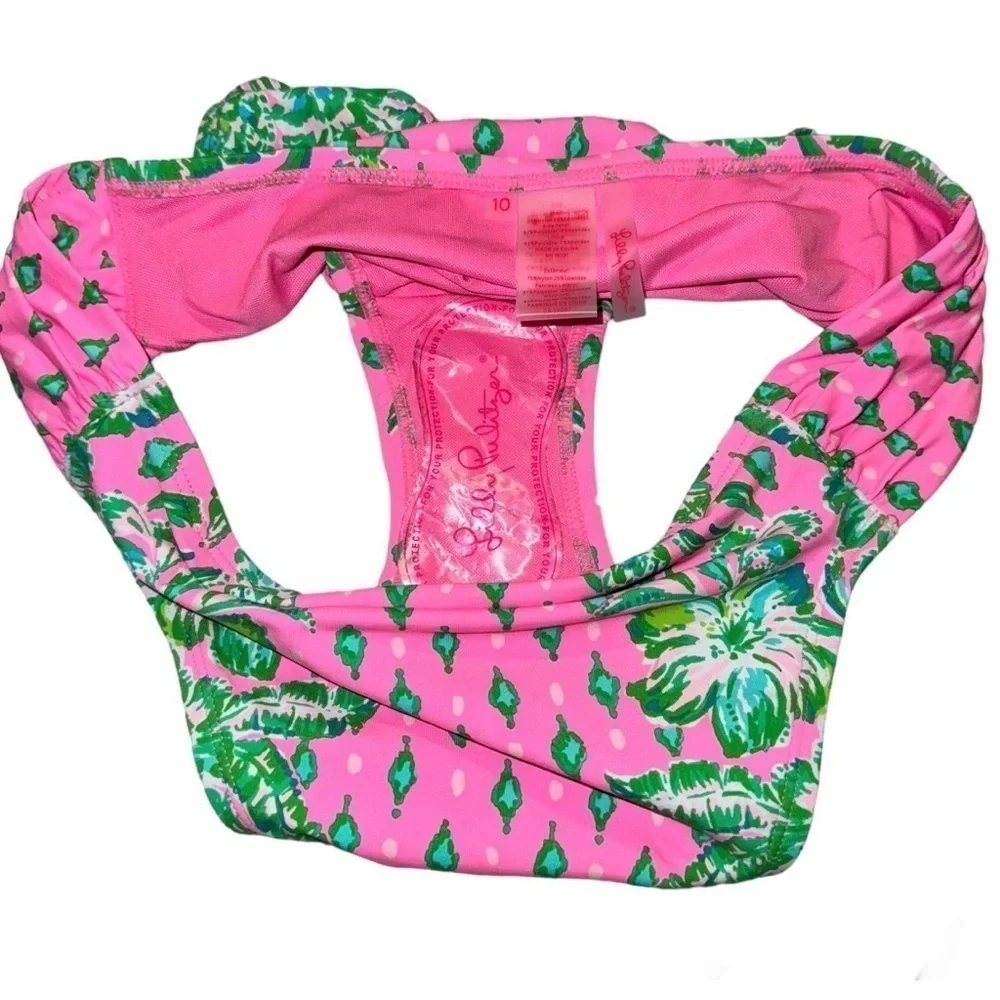 Lilly Pulitzer High School Waisted Bottom NEW Size 10 Color Pink‎ Shandy